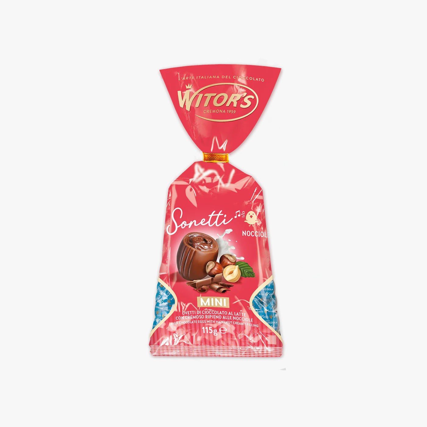 Fiocco Mini Eggs Milk and Hazelnut Bag by Witor's