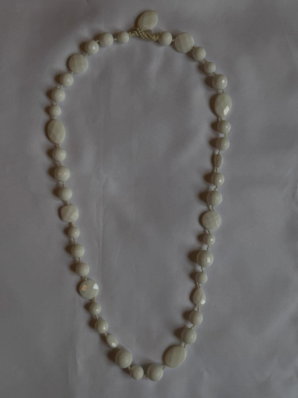 White agate necklace