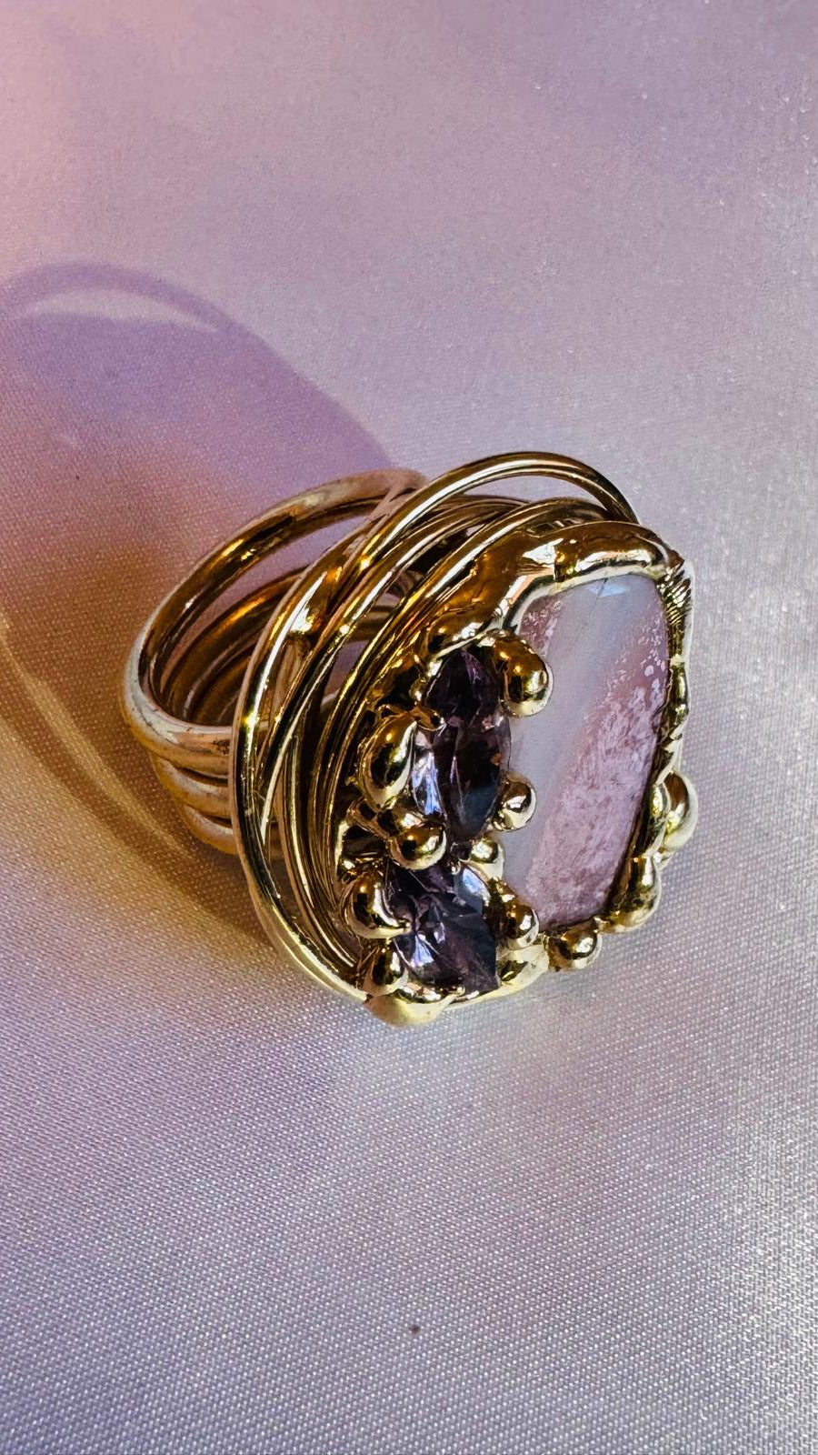 Rose Quartz Ring